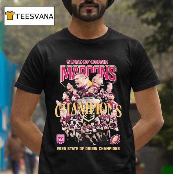 Queensland Maroons State Of Origin Champions T Shirt