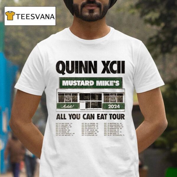Quinn Xcii Mustard Mike S All You Can Eat Tour T Shirt
