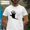Rabbit Hand Shadow Ringer T Shirt
