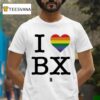 Regan Aliyah Wearing I Love Bx Pride T Shirt