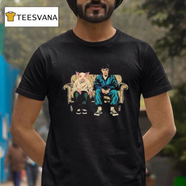 Ren Couch And Pig T Shirt