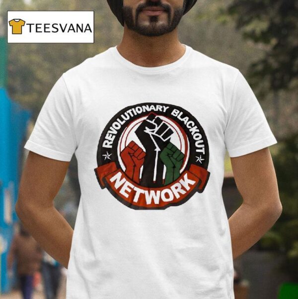 Revolutionary Blackout Network Logo T Shirt