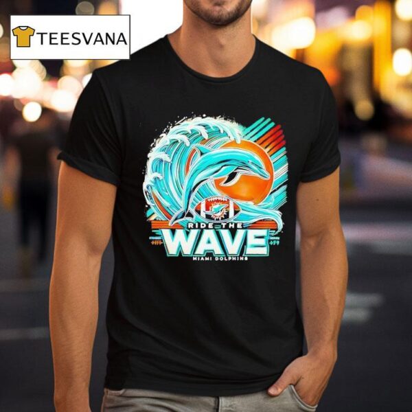 Ride The Wave Miami Dolphins T Shirt