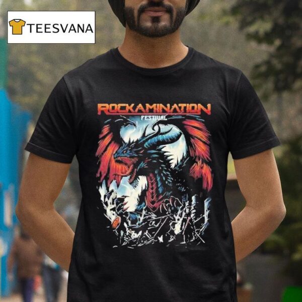 Rockamination Festival In Stadion Wilis Madiun On July Dragon T Shirt