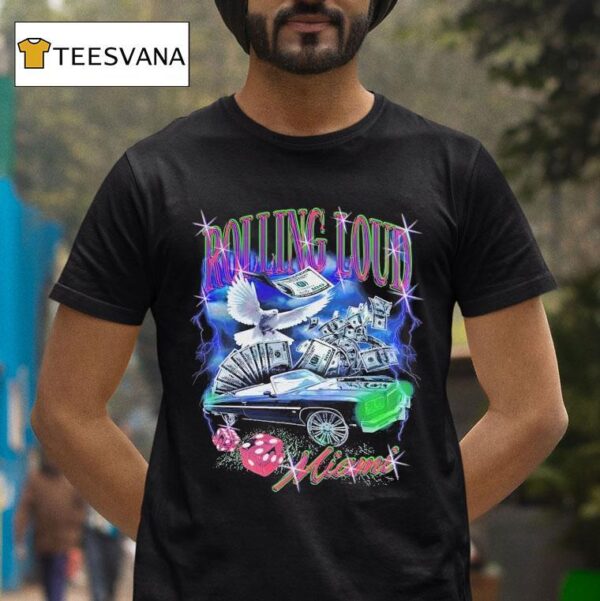 Rolling Loud Miami Donk Bling Lineup T Shirt