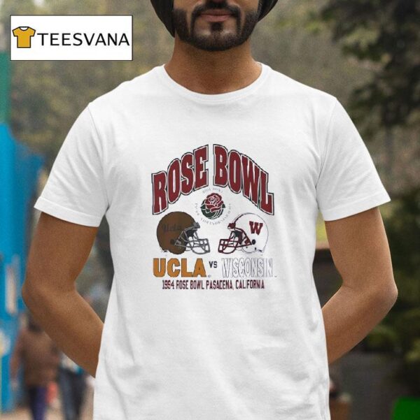 Rose Bowl Ucla Bruins Vs Wisconsin Badgers Football Vintage T Shirt
