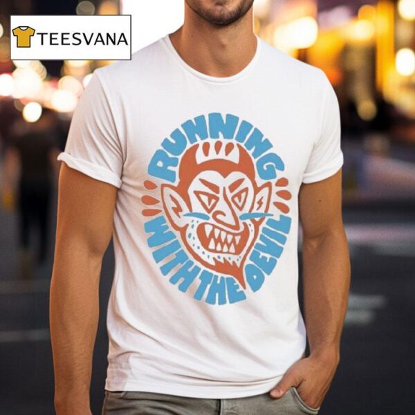 Running With The Devil Presale Athletic T Shirt