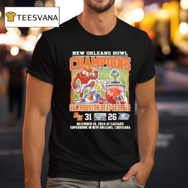 Sam Houston Bearcats New Orleans Bowl Champions T Shirt