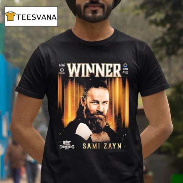 Sami Zayn Winner Wwe Night Of Champions T Shirt