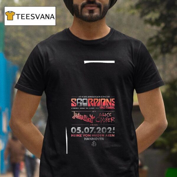Scorpions Coming Home To Hannover And Friends Years Anniversary Concer T Shirt