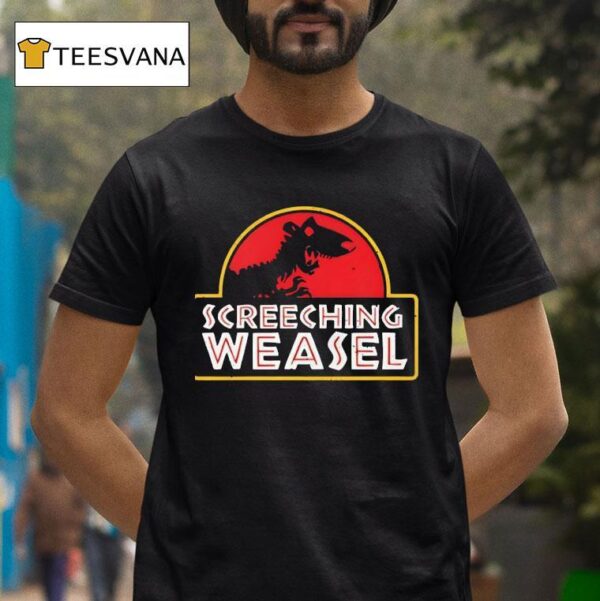 Screeching Weasel Jurassic Weasel Style Jurassic Park T Shirt