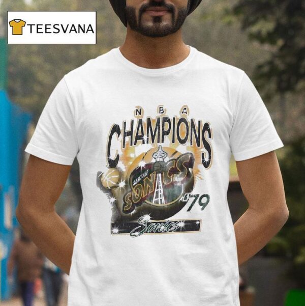 Seattle Supersoncs Nba Champions Vintage T Shirt