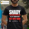 Shady Records The Th Anniversary Det Nyc Trust Us Est T Shirt