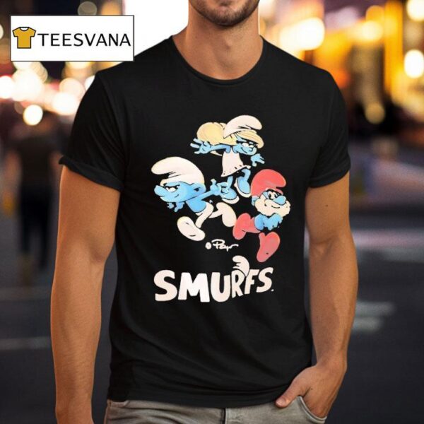 Smurf Characters T Shirt