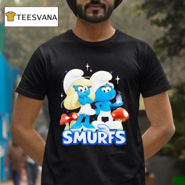 Smurfs Movie Cartoon Characters T Shirt