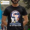 Snoopy And Charlie Brown Detroit Tigers Forever Not Just When We Win T Shirt