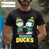 Snoopy And Charlie Brown Oregon Ducks The Peanuts T Shirt
