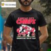 Snoopy And Charlie Brown The Peanuts Kansas City Chiefs Sundays Are For My Team T Shirt