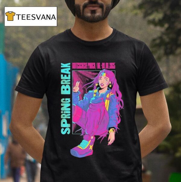 Sputnik Spring Break Festival Superheldin T Shirt