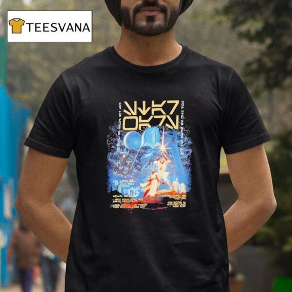 Star Wars Episode Iv A New Hope Aurebesh T Shirt