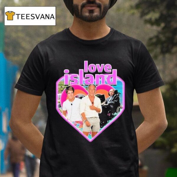 Stephen Hawking Jeffrey Epstein Love Island Hear T Shirt