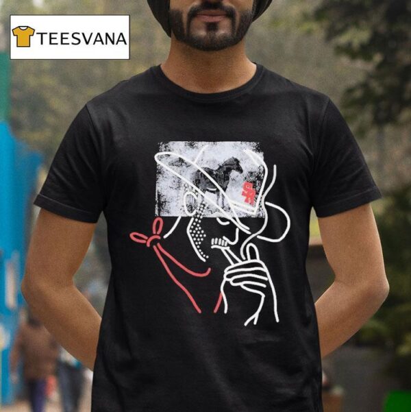 Stevenson Ranch Smoking Cowboy Horse T Shirt