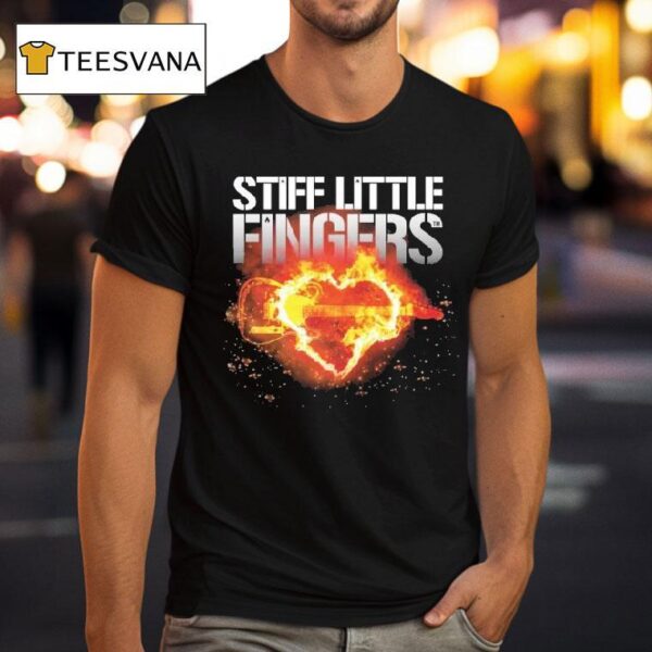 Stiff Little Fingers Flame In The Heart Tour T Shirt