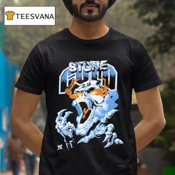 Stone Cold Steve Austin Wwe Skull T Shirt