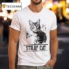 Stray Cat Draw Picture T Shirt