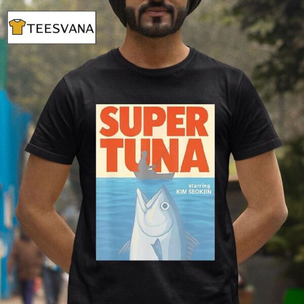 Super Tuna Starring Kim Seokjin Style Jaws T Shirt