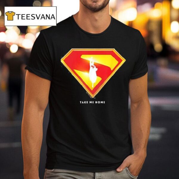 Superman Movie Take Me Home Shield T Shirt
