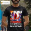 Superman Th Anniversary Signatures Thank You For The Memories T Shirt