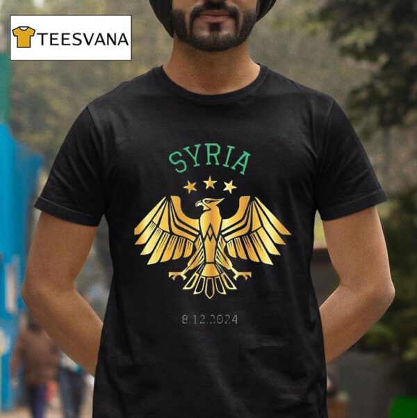 Syria Eagle Golden T Shirt