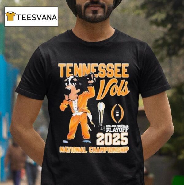 Tennessee Volunrs Are All In National Championship College Football Playoff Masco T Shirt