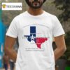 Texas Kerr County Strong When The River Overwhelmed The Lord Was Our Ryfige Though The Waters Rise Through The Water Rise Our Faith Stands Firm Relief T Shirt