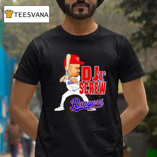 Texas Rangers Dj Screw Baseball T Shirt