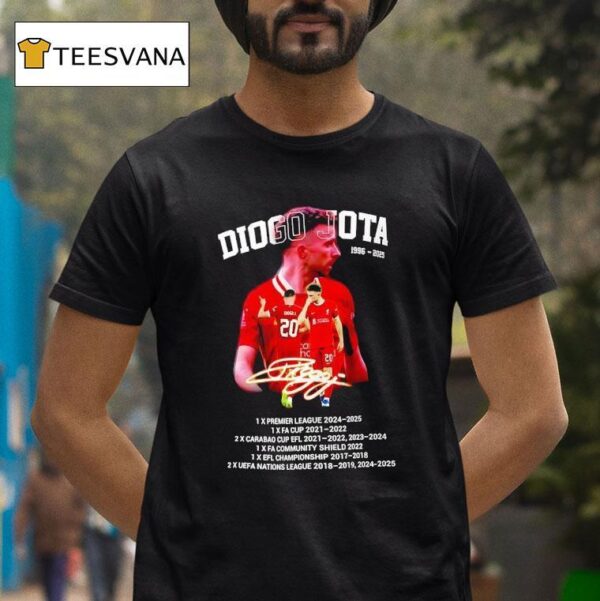 Thank You For The Memories Rest In Peace Diogo Jota T Shirt