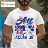 The Atl Ronald Acua Jr City Connect Player Autographed T Shirt