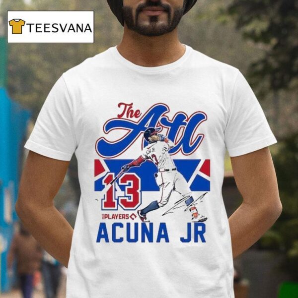 The Atl Ronald Acua Jr City Connect Player Autographed T Shirt