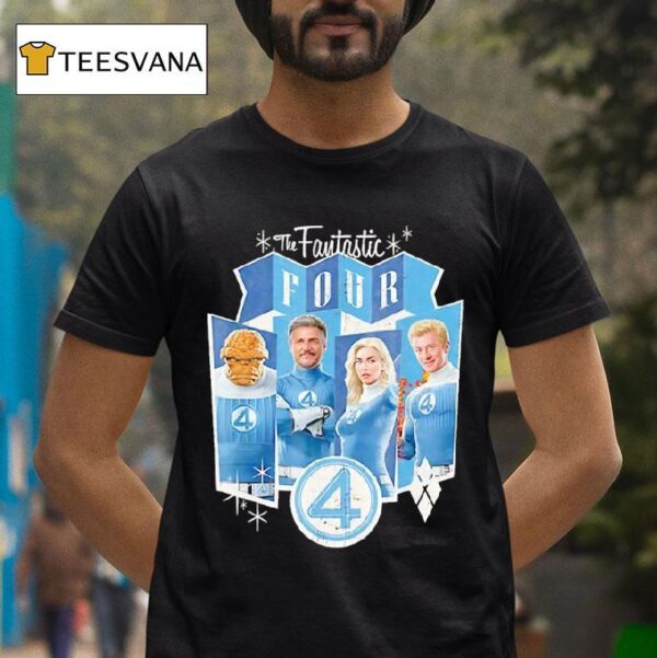 The Fantastic Four Characters Style Team Marvel T Shirt