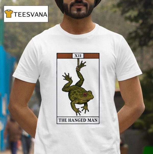 The Hanged Man Toad Tarot Card Frog T Shirt