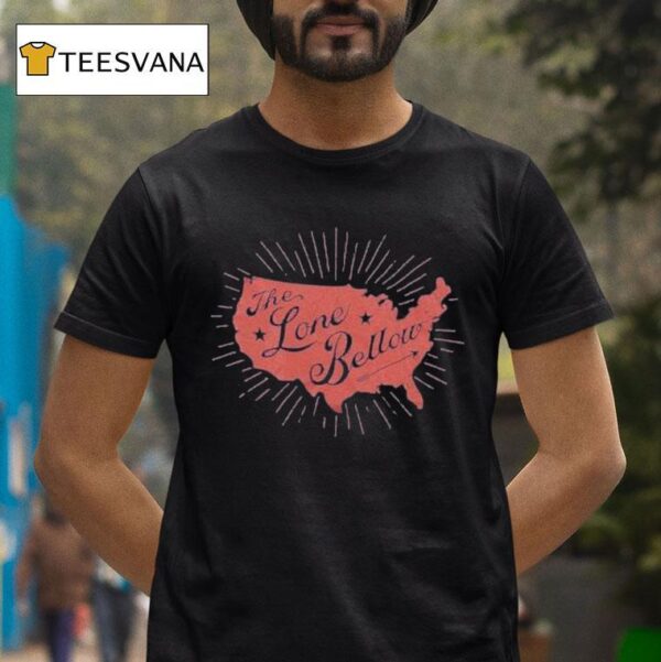 The Lone Bellow Us Map T Shirt