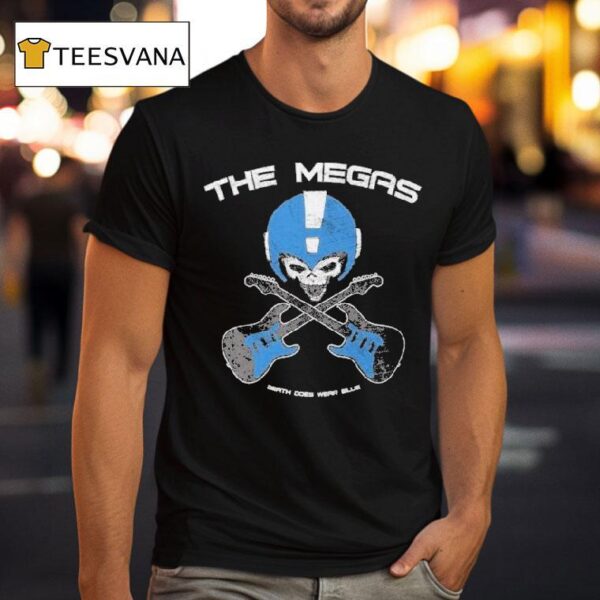 The Megas Death Does Wear Blue T Shirt