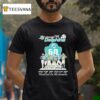 The Miami Dolphins Th Anniversary Thank You For The Memories Signatures T Shirt