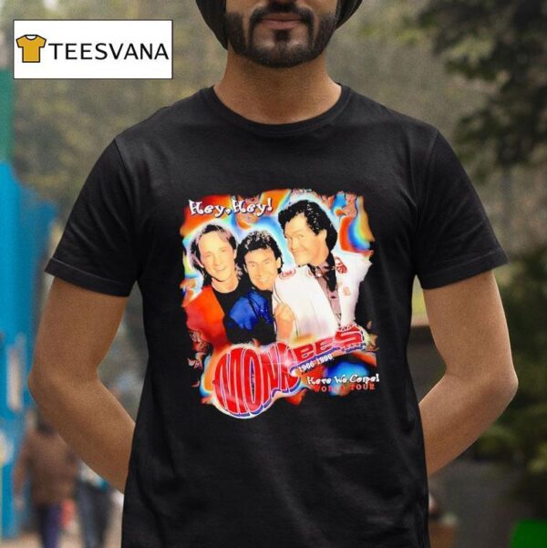 The Monkees Hey Hey Here We Come World Tour Vintage T Shirt
