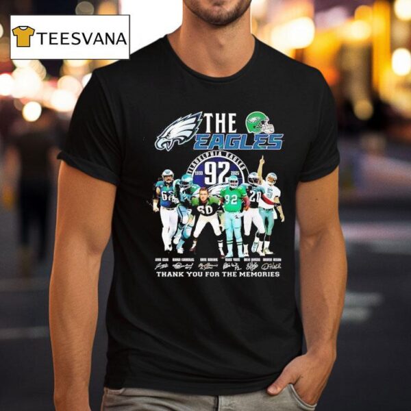 The Philadelphia Eagles Signature Thank You For The Memories T Shirt
