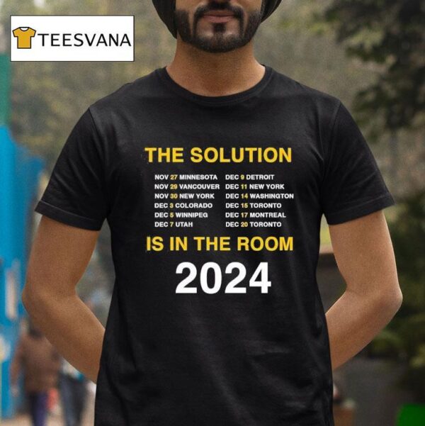 The Solution In The Room Tour T Shirt