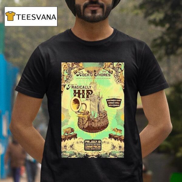 The Tragically Hip July British Columbia T Shirt