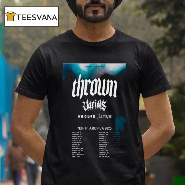 Thrown Uarials North America Tour T Shirt