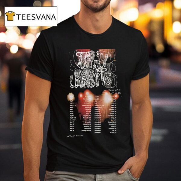Tiny Habits On Tour With James Taylor Tour Dates T Shirt